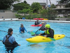 カヌースタッフ養成講座　藤岡小学校