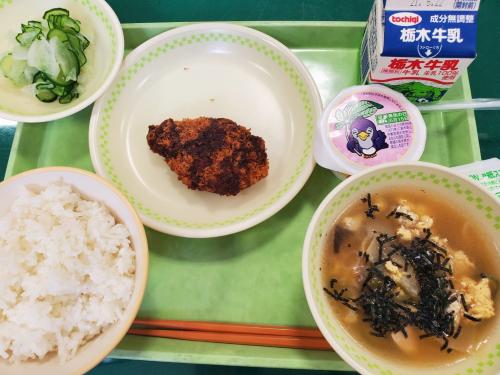 学校給食（県民の日メニュー）