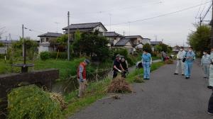 巴波川沿いを