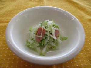 白菜の甘酢サラダ