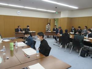 中学生議員全員協議会の様子