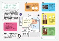 文学館建物見どころマップ