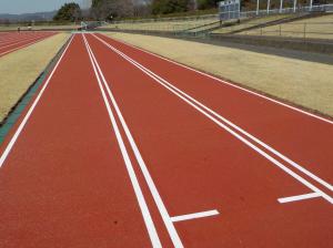 栃木市総合運動公園陸上競技場改修後（2）