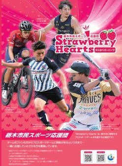 栃木市民スポーツ応援団リーフレット表紙