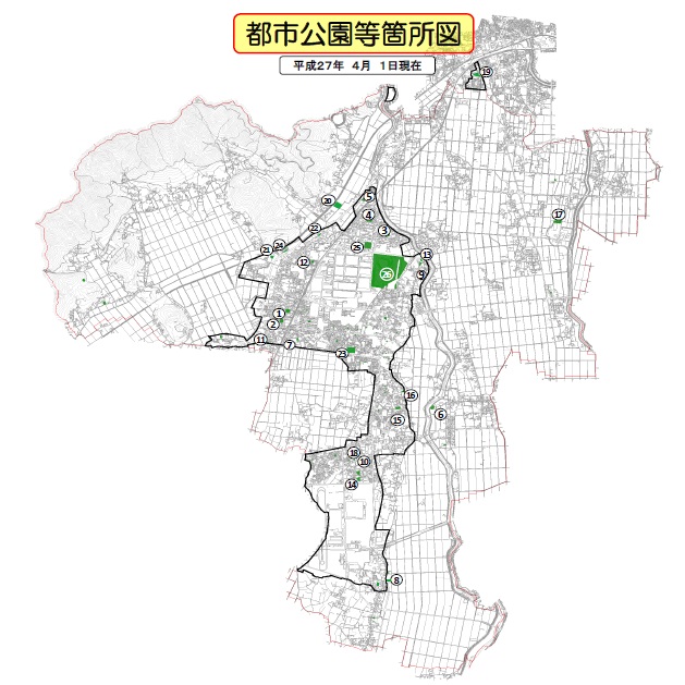 大平都市公園位置図1