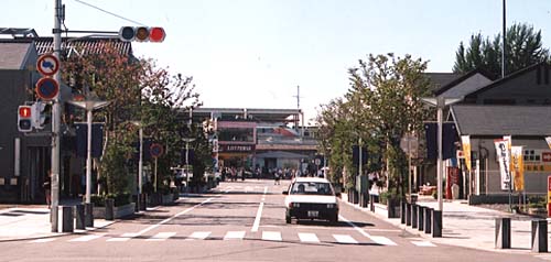 栃木駅北側