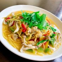 ゆずとあさりのスパゲティー