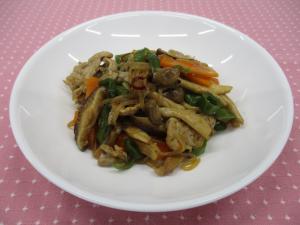 豚肉ときのこの
