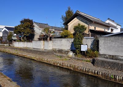 巴波川から望む景観