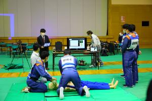 研修会CPR手技写真