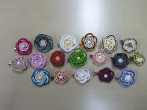 完成した水引作品