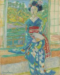 川島理一郎《舞妓》 栃木県立美術館蔵