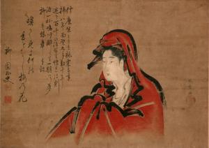 喜多川歌麿《女達磨図》