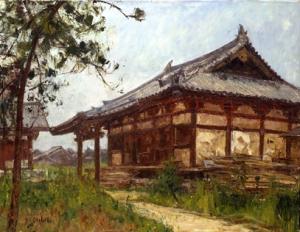 刑部人《天平古寺(海竜王寺)》