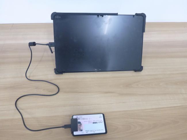 タブレットの写真