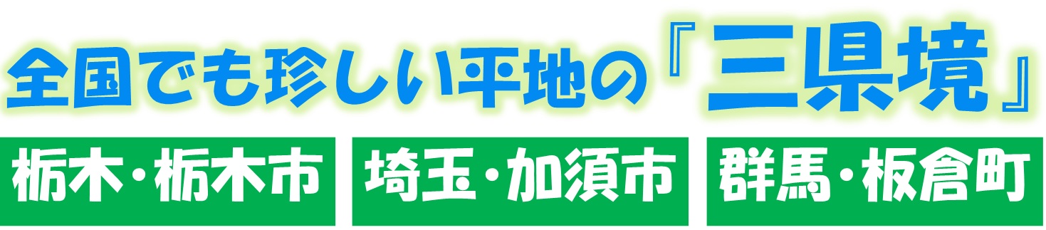 平地の三県境ロゴ