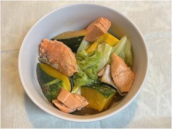 鮭と野菜のみそバター