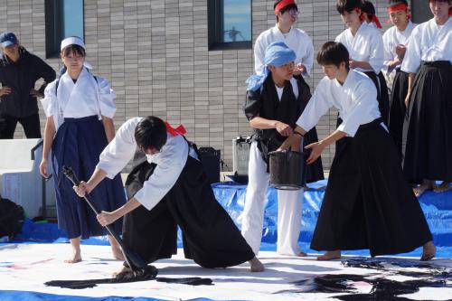 書道パフォーマンス1