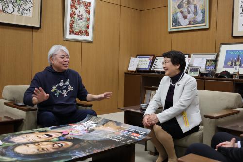 八津弘幸氏表敬訪問