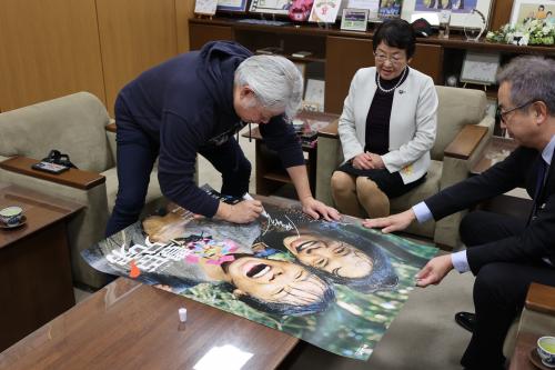 八津弘幸氏表敬訪問