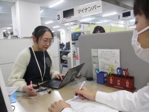 仕事の様子