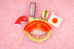 完成したしめ縄