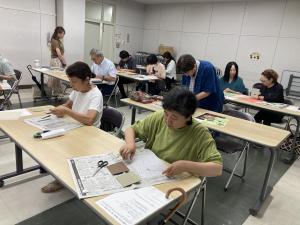 畳コースター作り