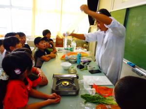 液体窒素の実験