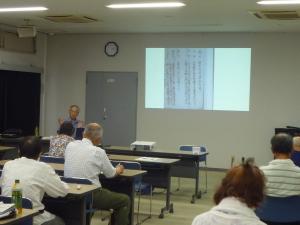 歴史探訪講座の様子