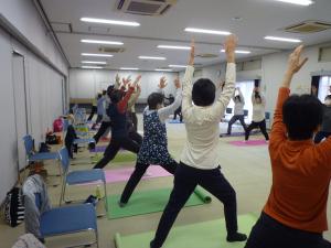 さわやかヨガ教室の様子