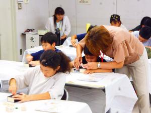 先生の丁寧な指導