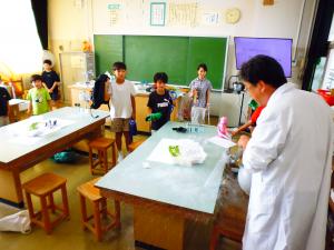 液体窒素の実験