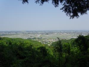 西方城跡からの展望