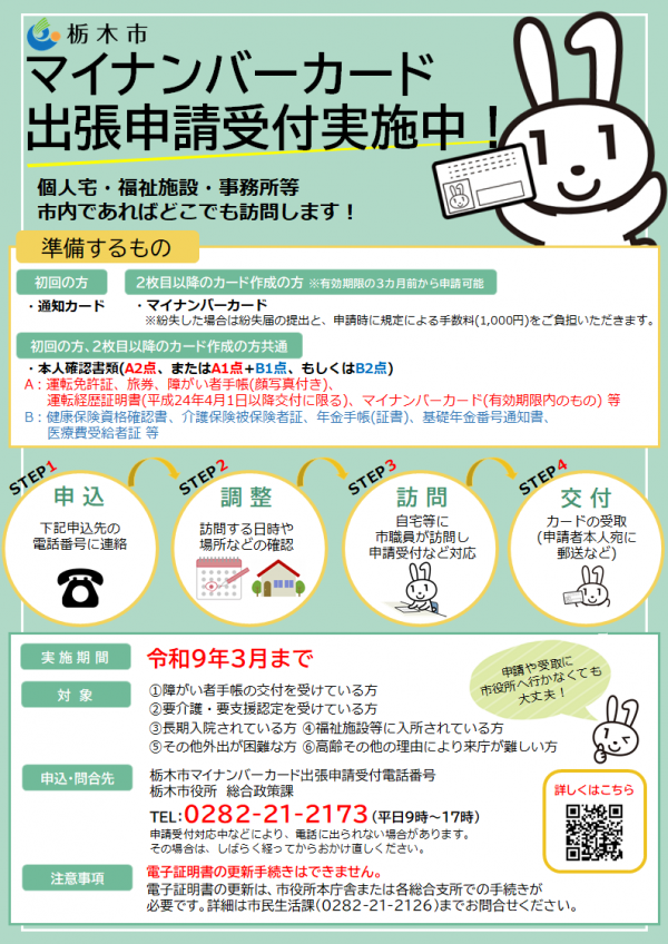 R8出張申請受付事業チラシ