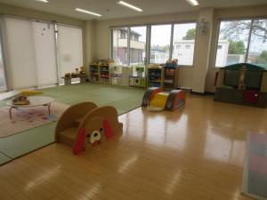 地域子育て支援センターふじおかの室内のおもちゃの様子