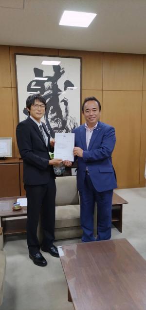 辞令交付の様子