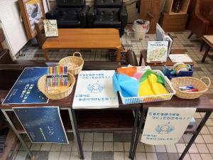 飾り付けコーナー