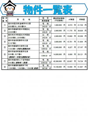 一覧表
