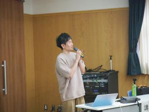 三木先生　講座の様子