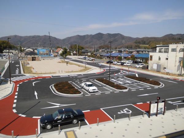 駅前広場の写真