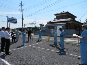 とちぎの道　現場視察