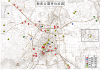 都市公園位置図（番号）