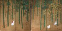 橋本邦助作	竹林の秋