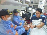 救急車内の様子