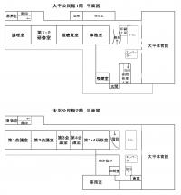 大平公民館平面図