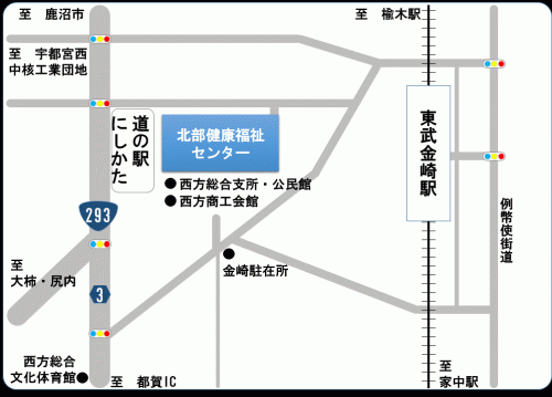 北部健康福祉センター　案内図